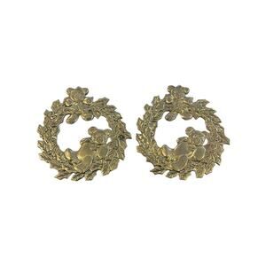 Vintage 2 Brass Teddy Bear Trivets